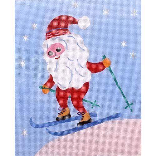 Scandinavian Skiing Santa