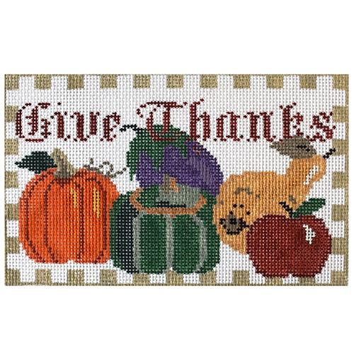 Give Thanks Gourds Pillow