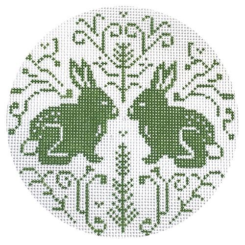Woodland Rabbits Round