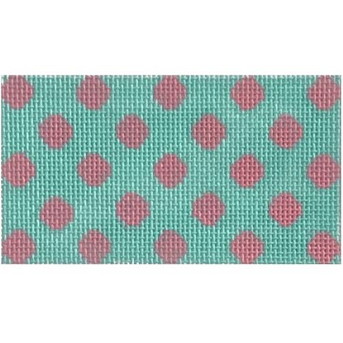 Inserts - Polka Dots - Bright Pink on Turquoise