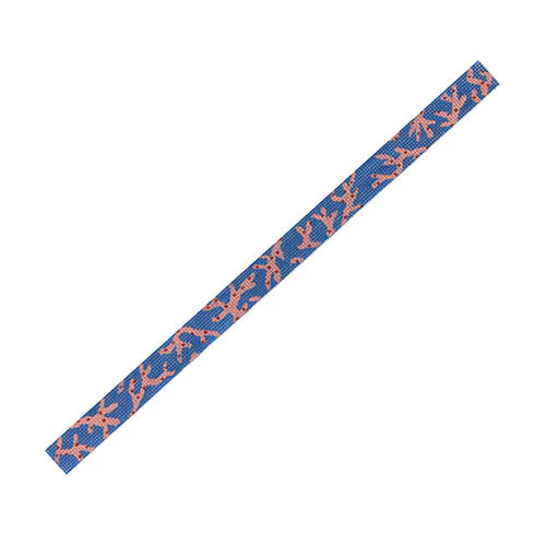 Sunglasses Strap - Red Coral on Navy