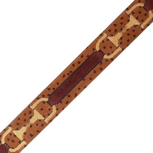 Horse Bits on Ostrich Belt