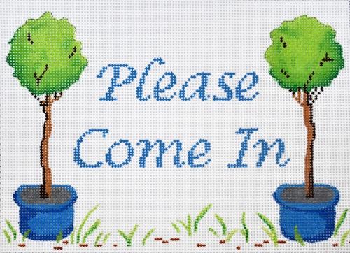Please Come In on White