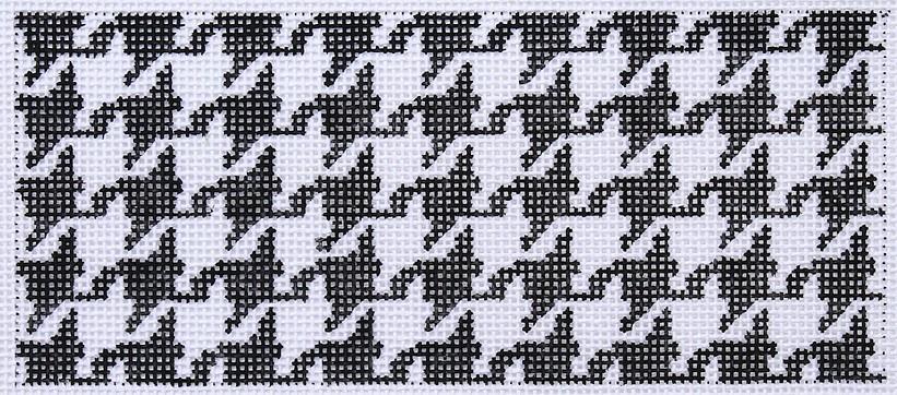Wallet Insert--Houndstooth (Black & White)