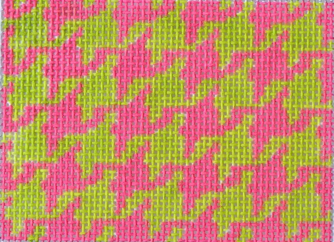 Houndstooth - Hot Pink & Lime