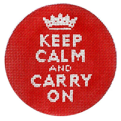 Keep Calm and Carry On Round