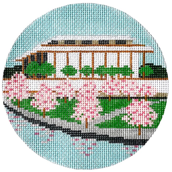 Kennedy Center with Cherry Blossoms Ornament