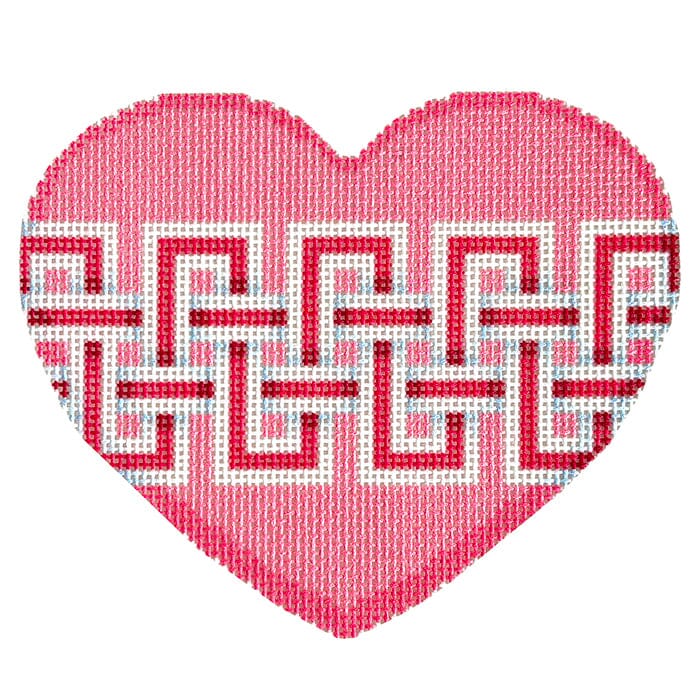 Key Border Large Heart