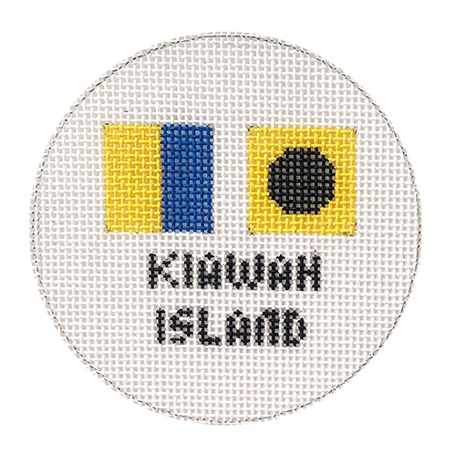 Kiawah Island Nautical Flags Ornament