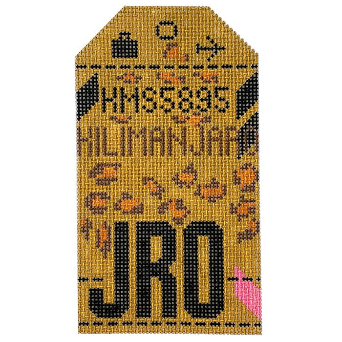 Kilimanjaro JRO Retro Travel Tag