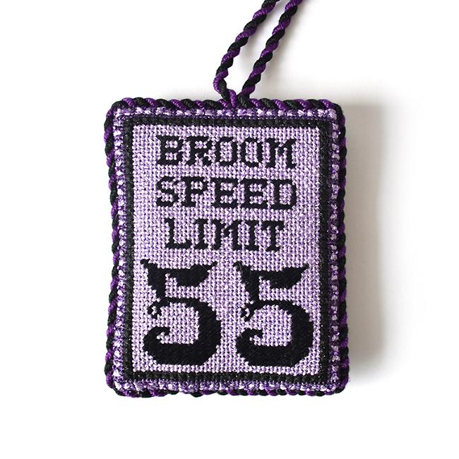 Broom Speed Limit Ornament