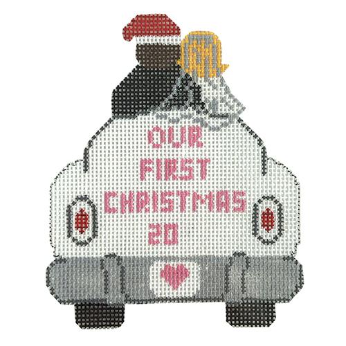 Just Married Car - Our First Christmas