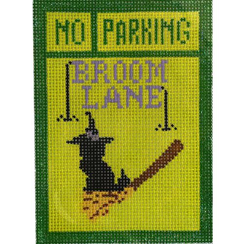 No Parking Broom Lane Ornament