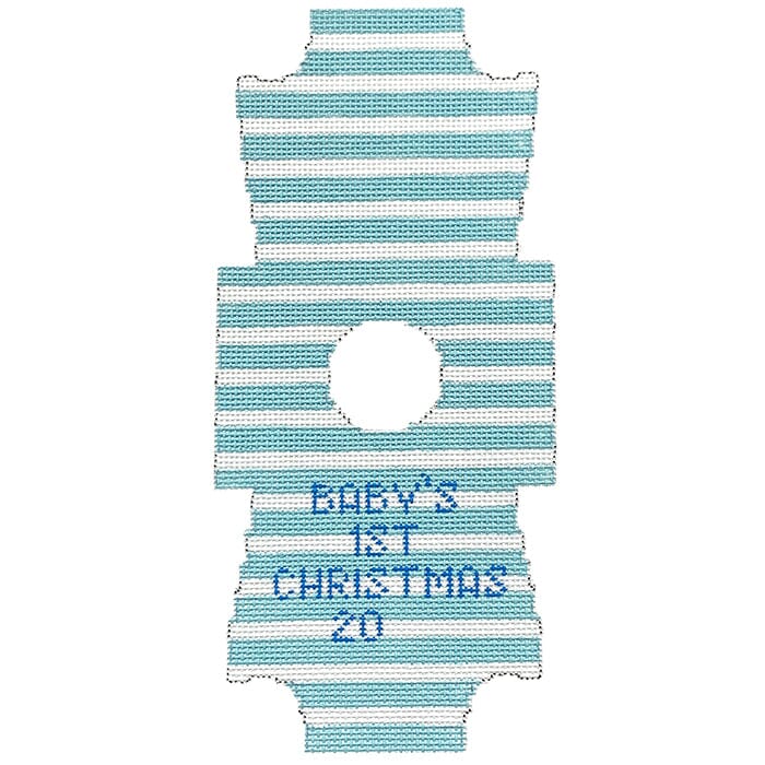Onesie Baby Blue Ornament