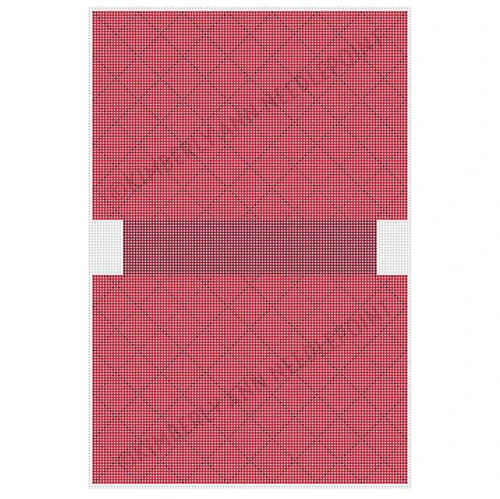 Quilted Bag - Red with Mirror Letter Guide