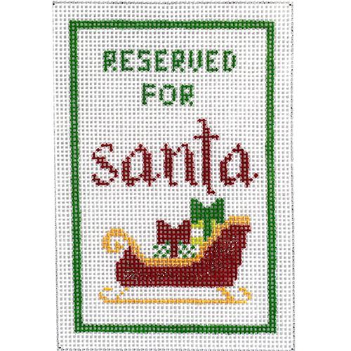 Reserved for Santa Ornament