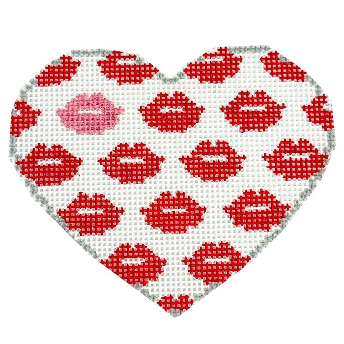 Lips & Kisses Heart - Red