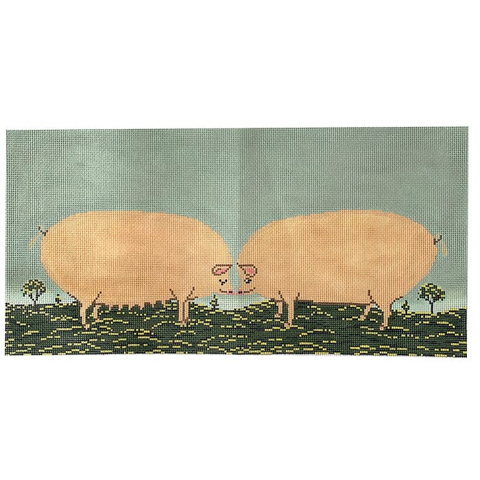 Kissing Pigs