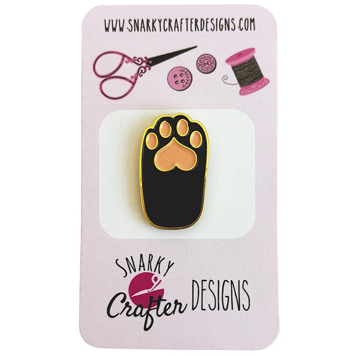 Heart Paw Pad BLACK Needleminder
