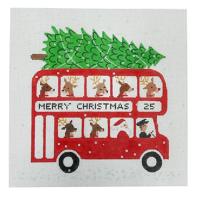 Klara Hawkins London Christmas – Bus w/ Santa & Reindeer