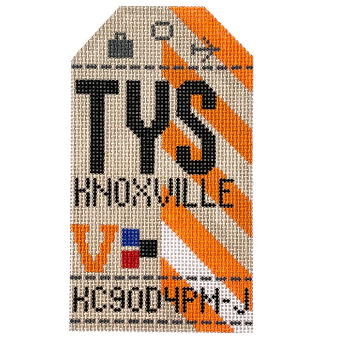 Knoxville TYS Retro Travel Tag