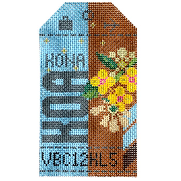 Kona KOA Retro Travel Tag