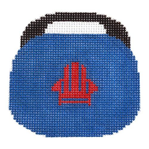 Adirondack Chair Bermuda Bag - Red Chair on Navy