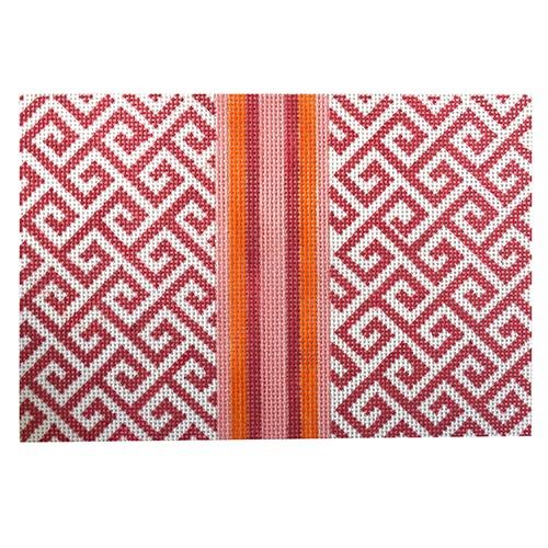 Pink, Light Pink and Orange Clutch