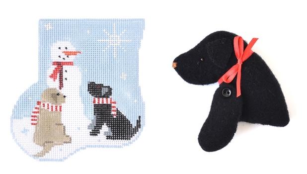 Snowman Labs Mini Sock with Labrador Insert