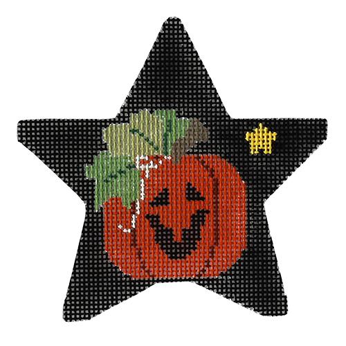 Pumpkin in Star with Stitch Guide