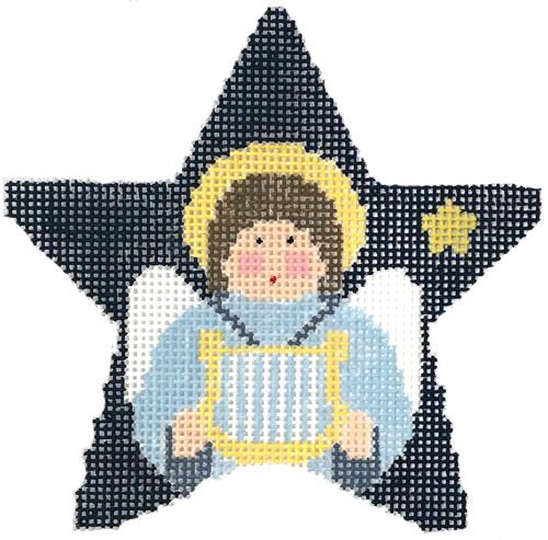 Angel with Lyre Star