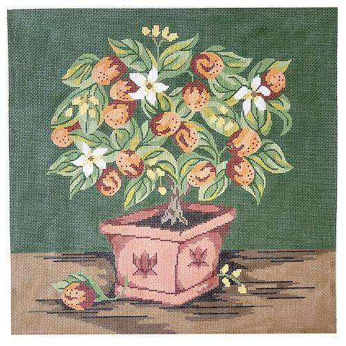 Kumquat Topiary Tree Pillow