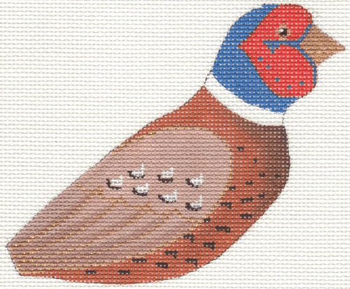 Pheasant Double Sided Clip-On