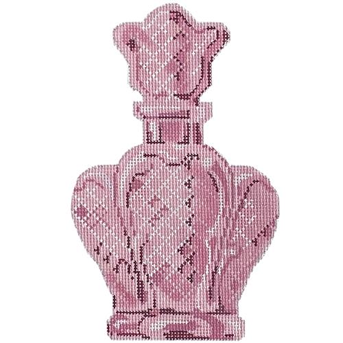 Pink Scalloped Perfume Bottle