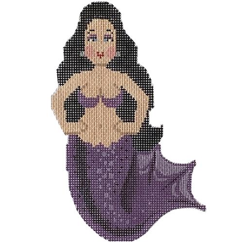 Purple and Black Mini Mermaid