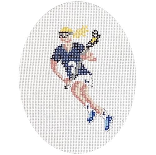 Female Lacrosse Player