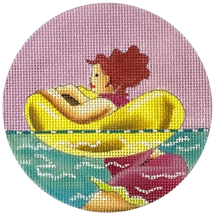 Lady in Tube Round