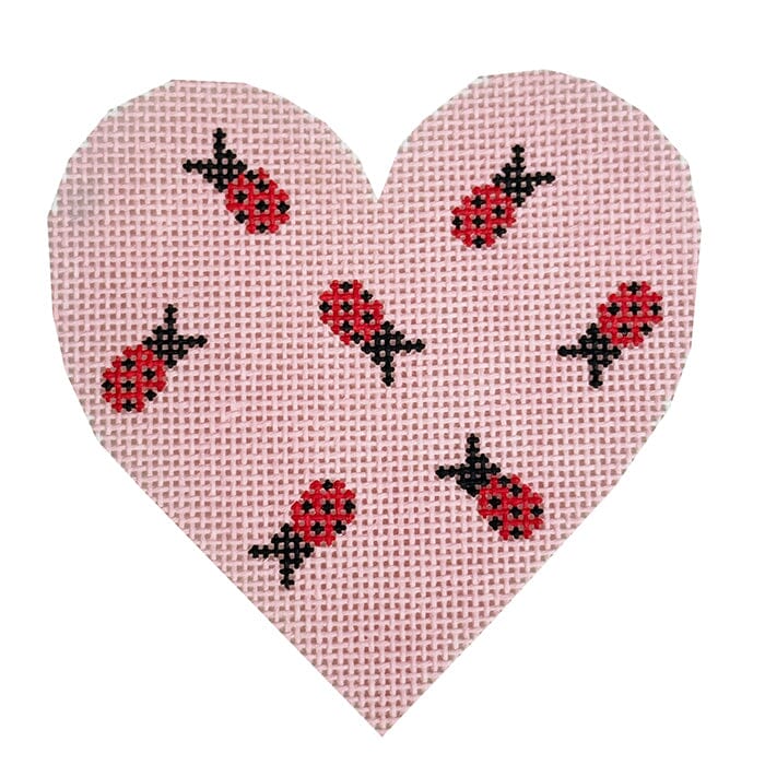 Lady Love Bug Heart on 18 Pink
