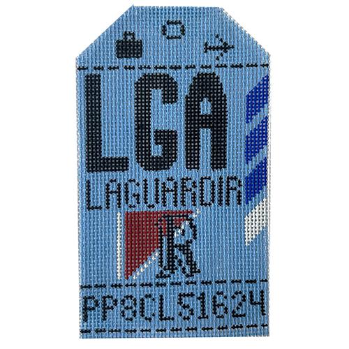LaGuardia LGA Retro Travel Tag