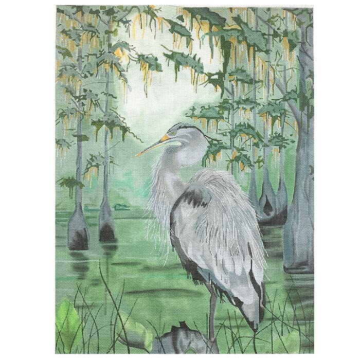 Landscape: Heron in the Bayou