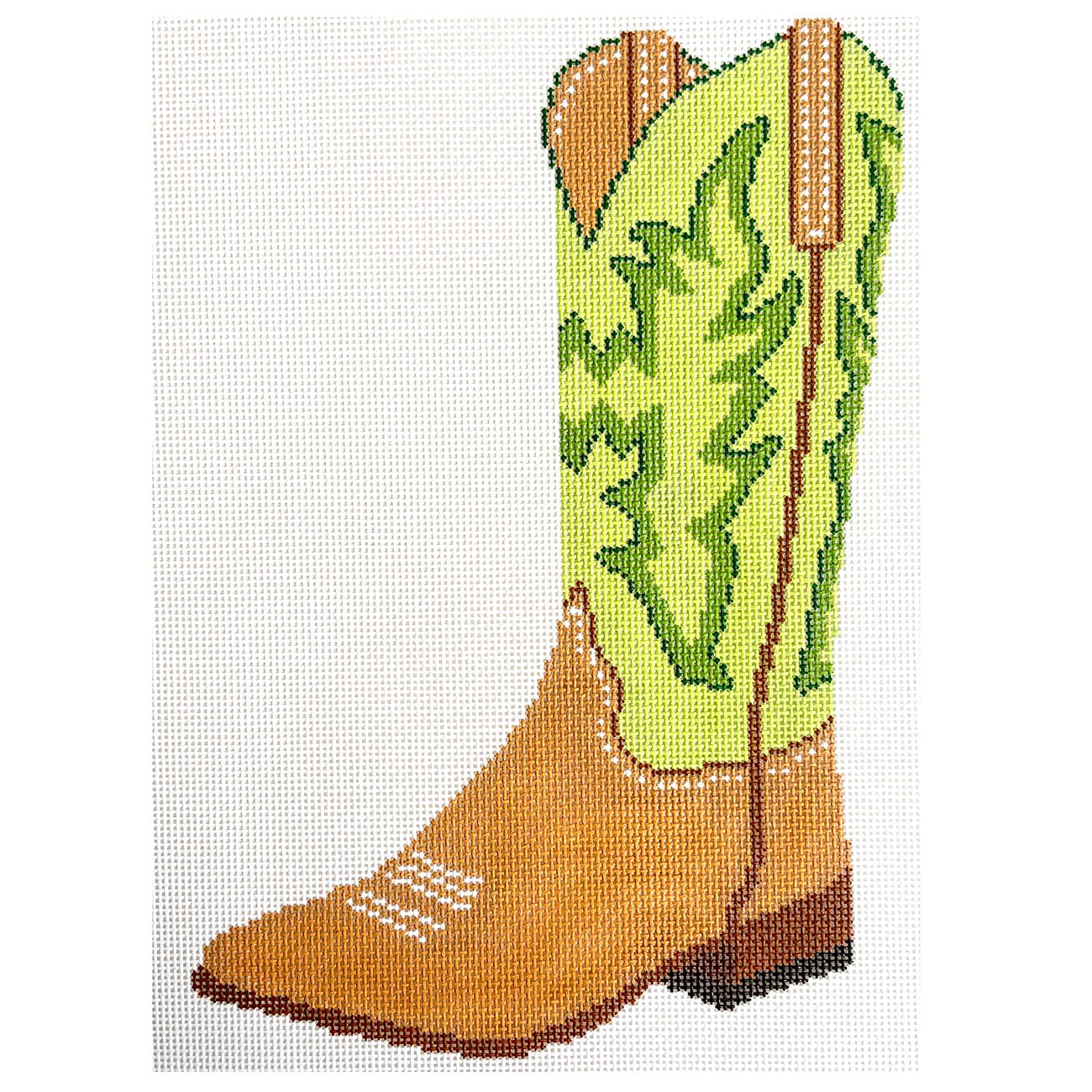 Large Cowboy Boot - Green