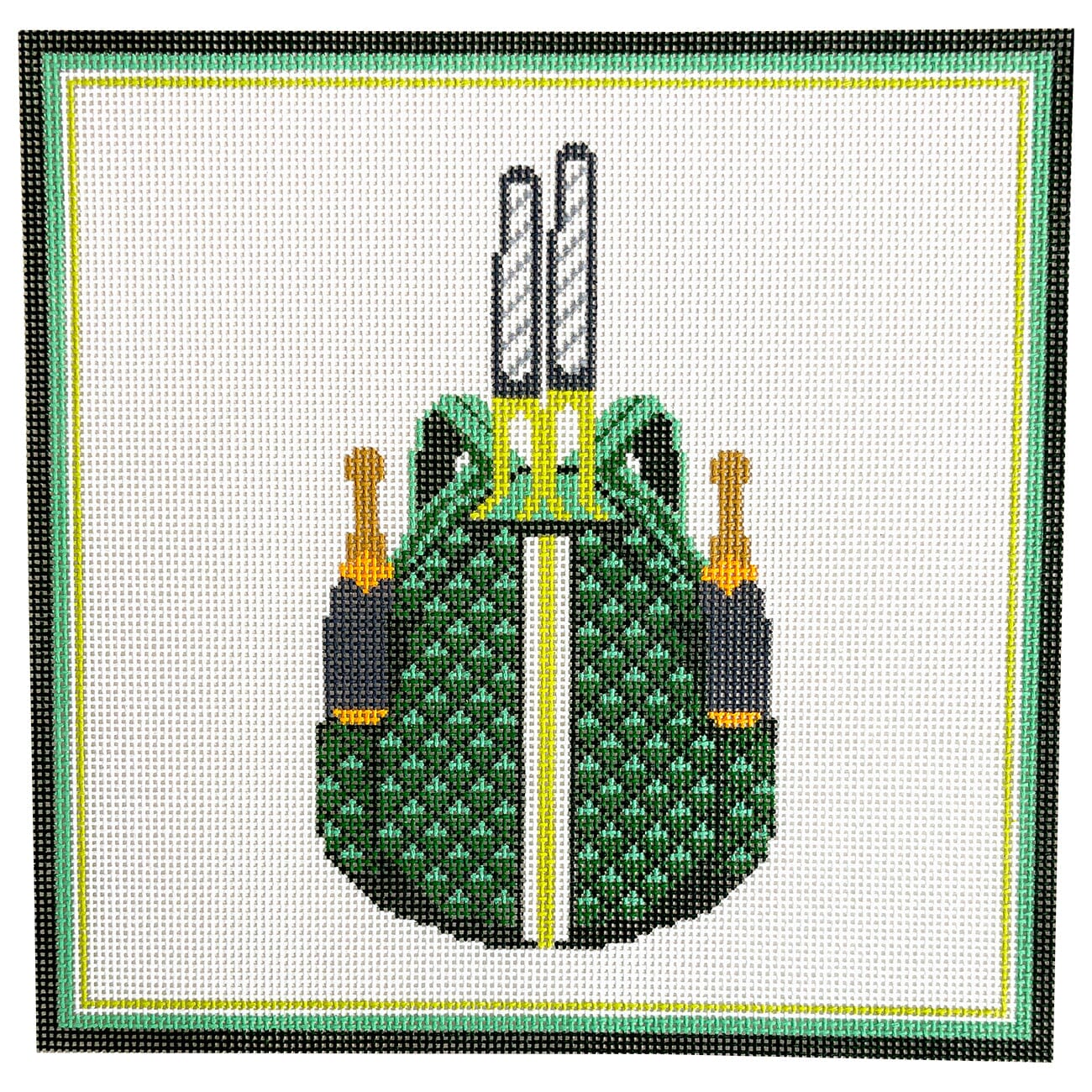 Large Tennis Bag - Green 10x10