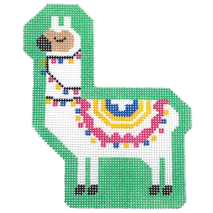 Larry the Llama on Green