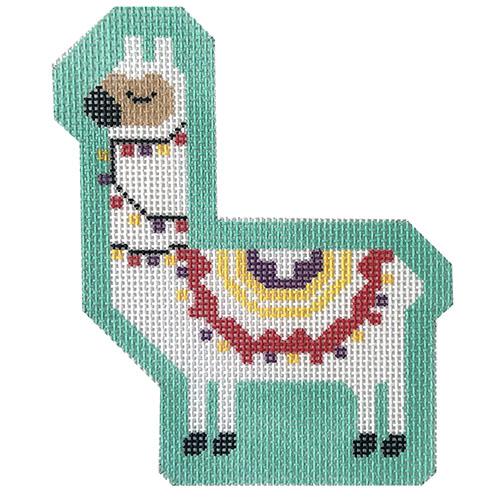 Larry the Llama on Turquoise