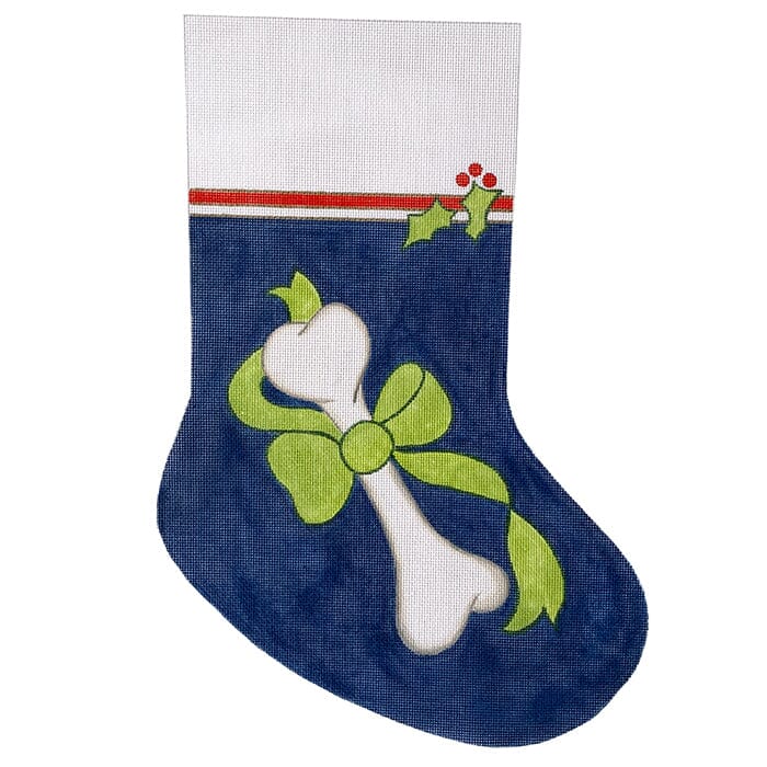 Laurie Dog Stocking Blue