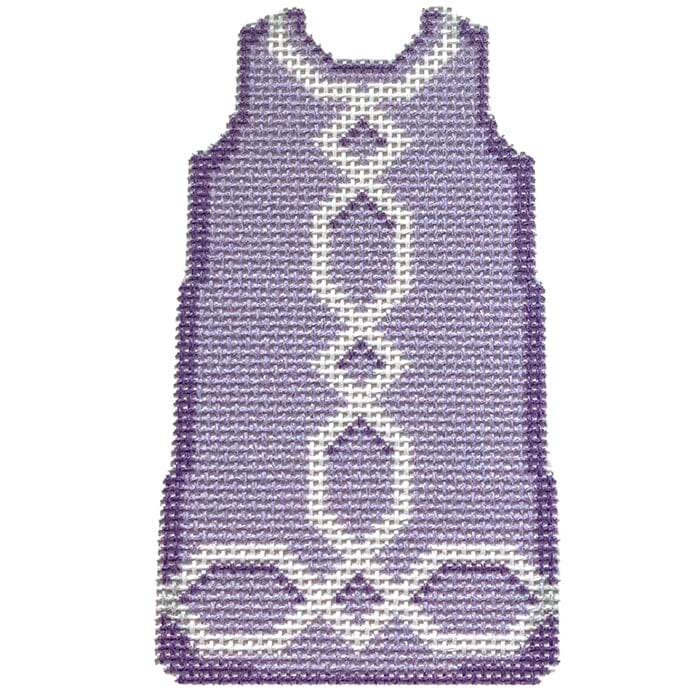 Lavender Lattice Mini Shift