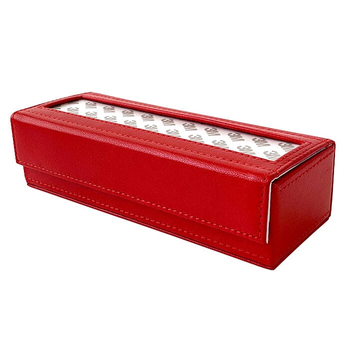 Leather Magnetic Everything Box - Red - Image 2