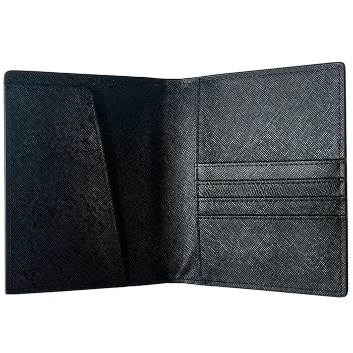 Leather Passport Cover - Black Saffiano - Image 2