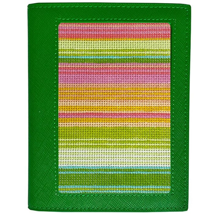Leather Passport Cover - Kelly Green Saffiano