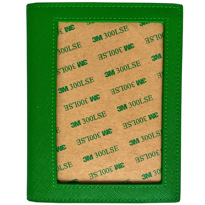 Leather Passport Cover - Kelly Green Saffiano - Image 3